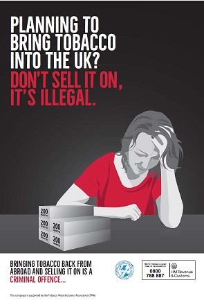 Reino Unido lanza una campaña contra el tabaco ilegal