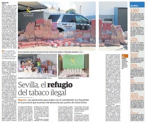 “Sevilla, refugio del tabaco ilegal”, reportaje de Helena Peña en El Correo de Andalucía, obtiene el premio ADELTA de Periodismo