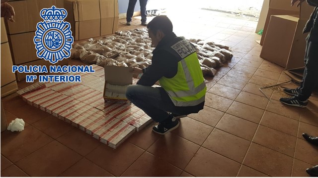 Desarticulado en Jaén un grupo criminal dedicado a la fabricación y contrabando de tabaco