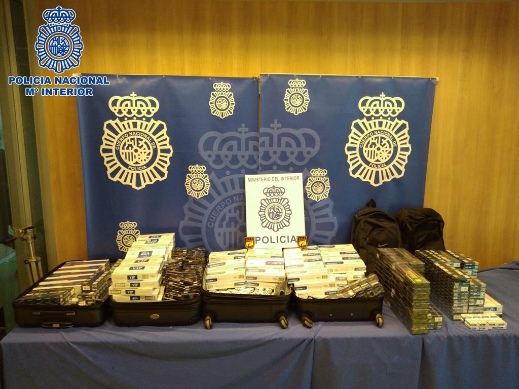 Intervenidas más de 2.800 cajetillas de contrabando en Logroño