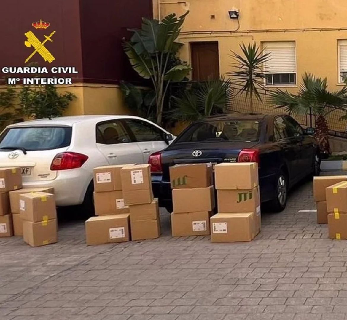 Desmantelada en Cádiz una red criminal que introducía tabaco de contrabando desde Gibraltar 